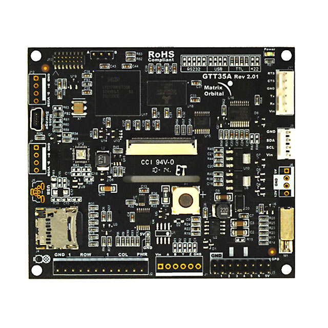 GTT35A-TPR-BLM-B0-H1-CT-VPT Matrix Orbital  Modules d'affichage - LCD OLED Graphic